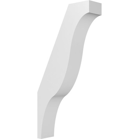 Ekena Millwork 3 1/2-in. W x 12-in. D x 24-in. H Funston Architectural Grade PVC Knee Brace BRCP035X12X24FST